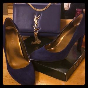 YSL Cassandre bag and matching pumps